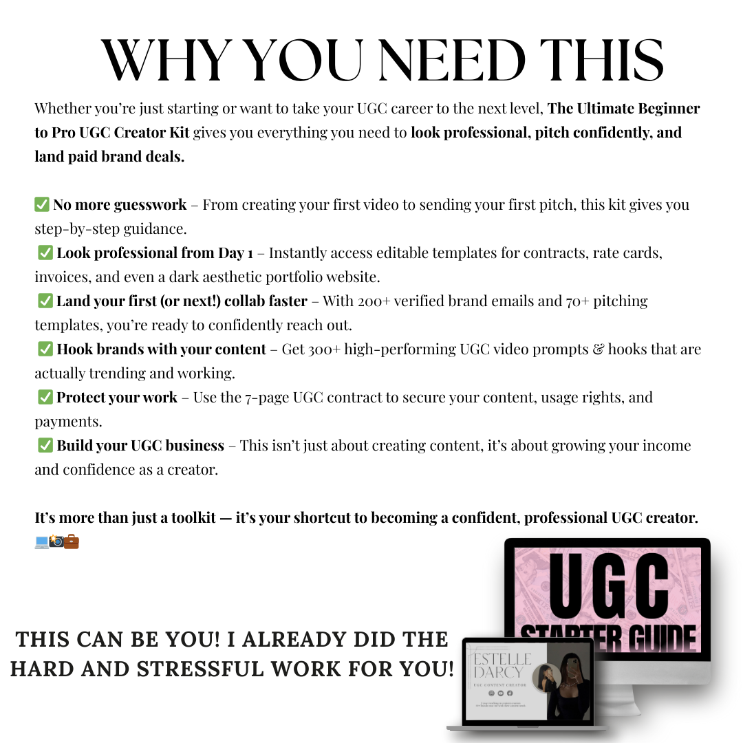 The Ultimate Beginner to Pro UGC Creator Kit - Image 11