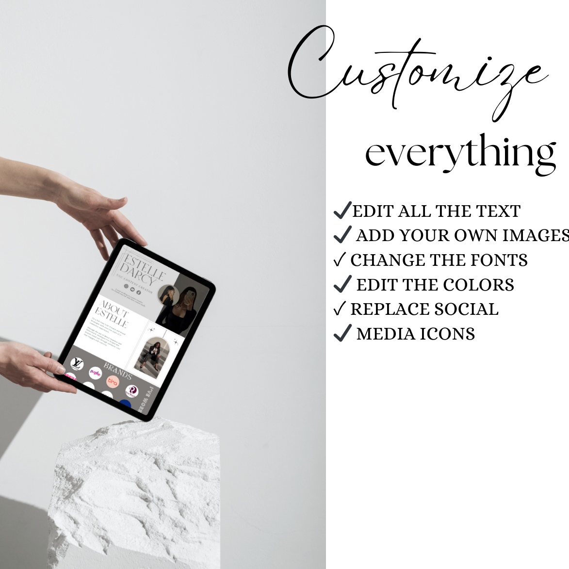 UGC Portfolio Website Template –Dark Aesthetic - Image 7