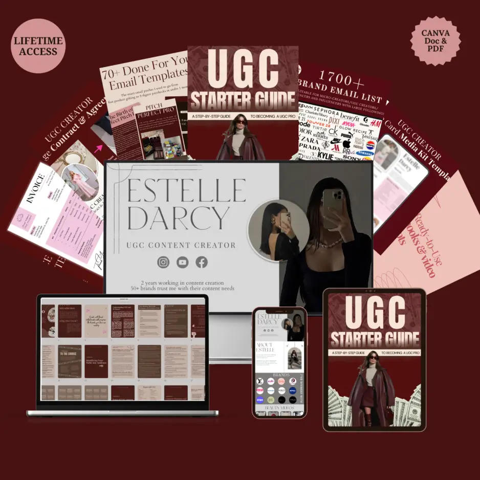 The Ultimate Guide to Becoming a UGC Creator (Bundle)